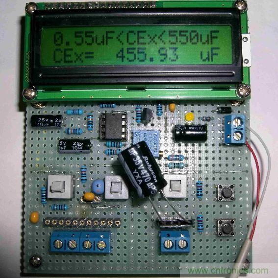 DIY集電容、電感和頻率為一體的測(cè)量?jī)x器