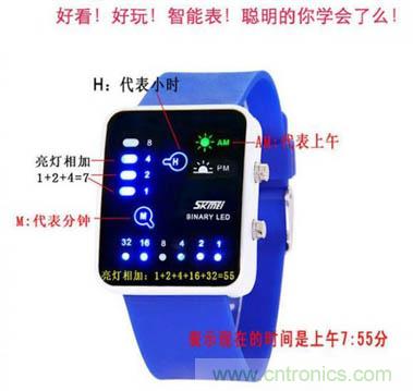 低調(diào)有內(nèi)涵！別人看不懂的LED電子表DIY