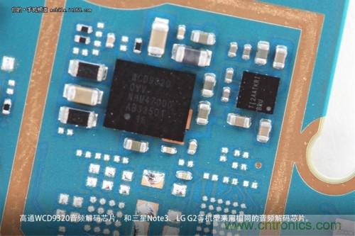 WCD9320音頻解碼芯片，和Note 3以及G2上采用的一模一樣