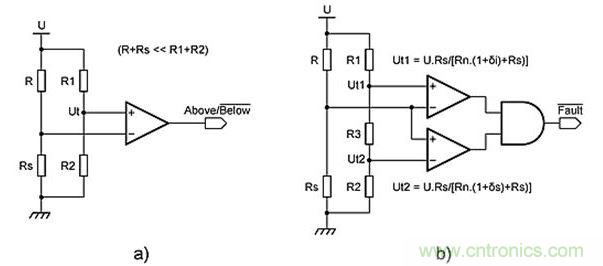 惠斯通電橋拓撲。