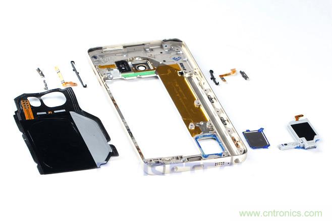 Galaxy Note5拆解，與S系列差距日漸模糊