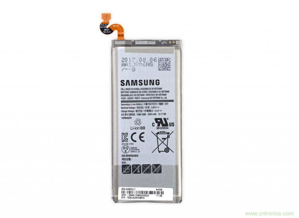 三星Note 8拆解，模塊化+分離式設(shè)計(jì)成趨勢(shì)？
