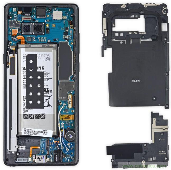 三星Note 8拆解，模塊化+分離式設(shè)計(jì)成趨勢(shì)？
