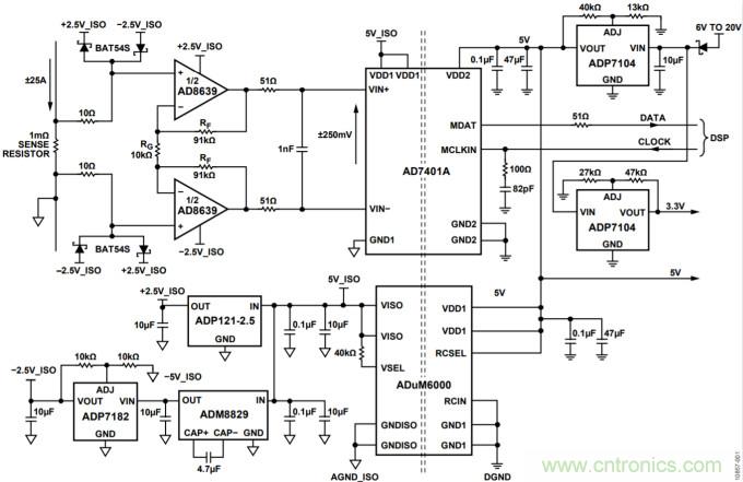 集成隔離式電源、用于太陽能光伏轉(zhuǎn)換器的完全隔離式電流檢測電路
