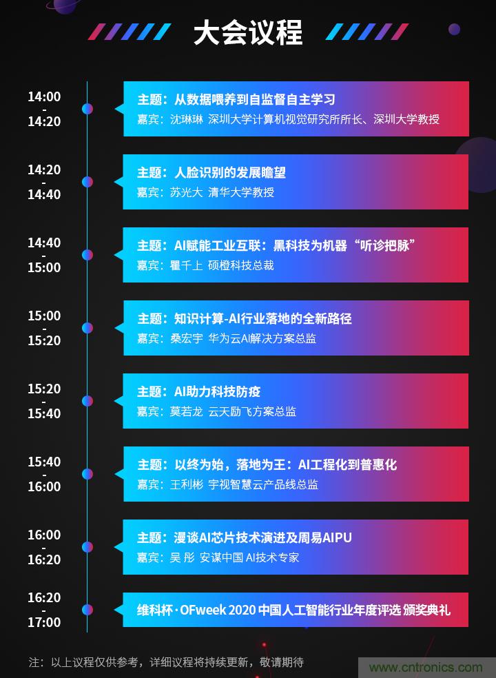 深圳喊你來(lái)參加“OFweek 2020（第五屆）人工智能技術(shù)創(chuàng)新論壇”啦！