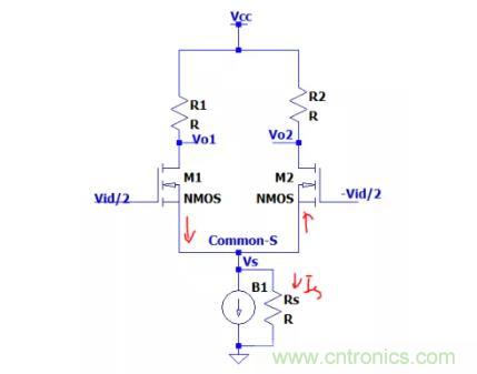 關(guān)于差分輸入電路和共模信號，差模信號關(guān)系的理解