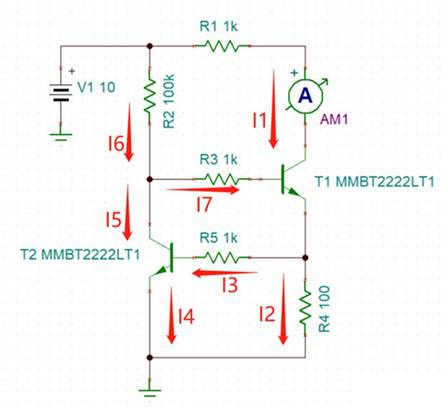 2個(gè)NPN三極管組成的恒流電路，如何工作？